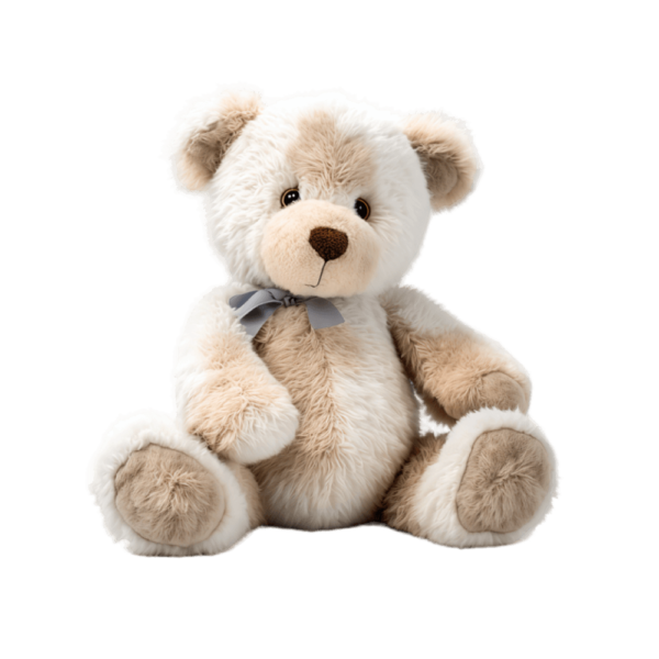 White knitted teddy bear - Image 2
