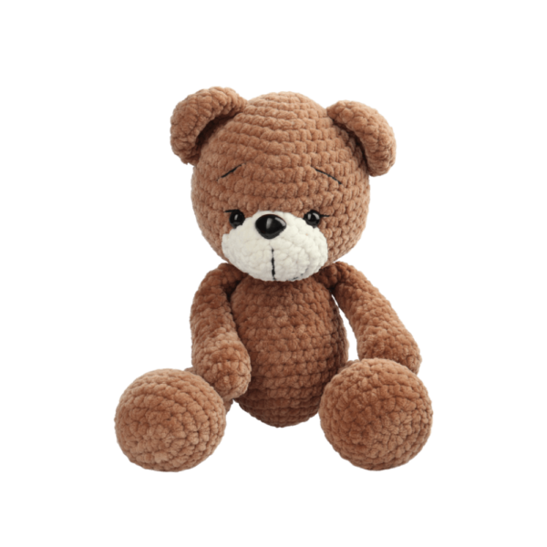 White knitted teddy bear - Image 5